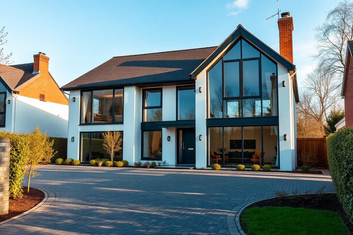 Contemporary Gable House